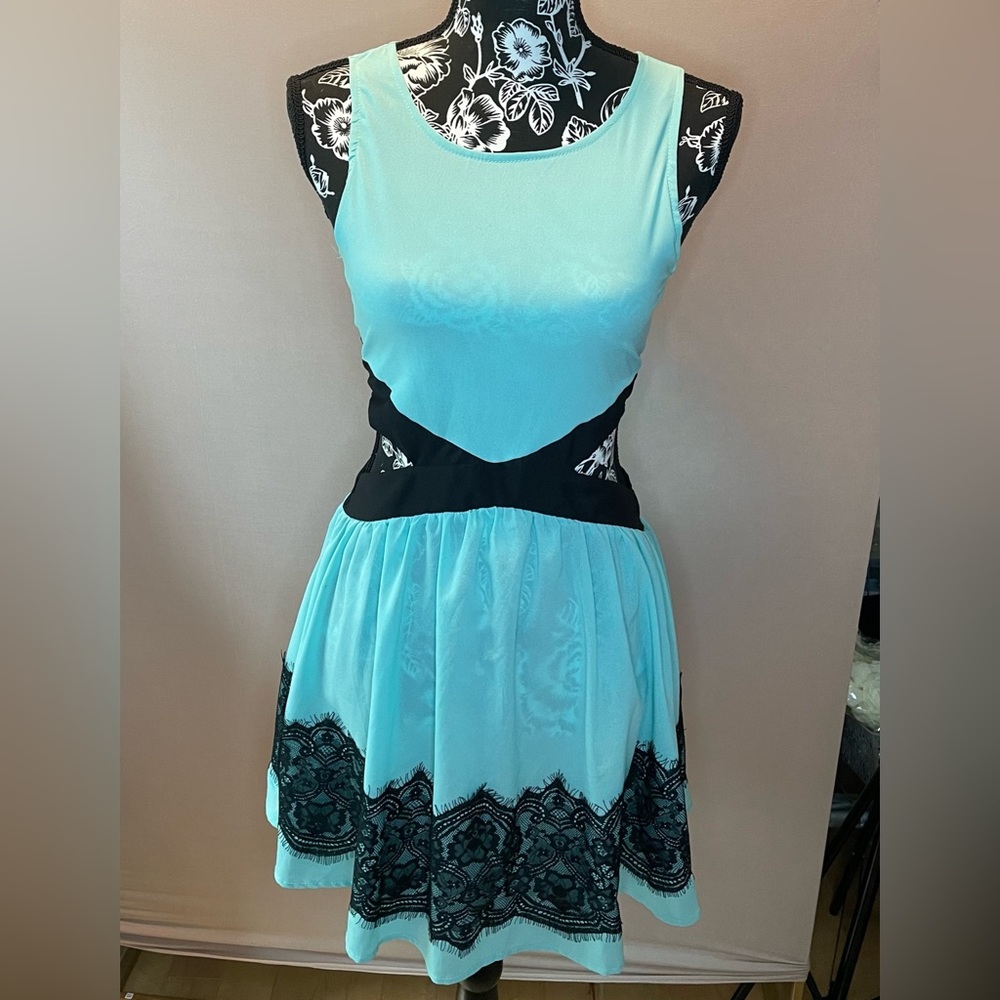 Mint/Turquoise cutout Dress